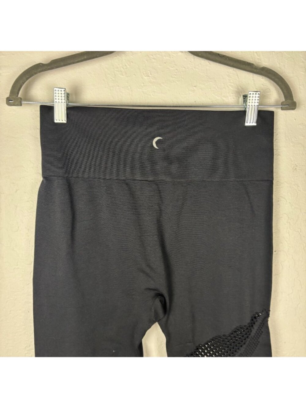 ✨3/$30 Zyia M Active Black Mesh Panel Leggings Athletic - Picture 3 of 5